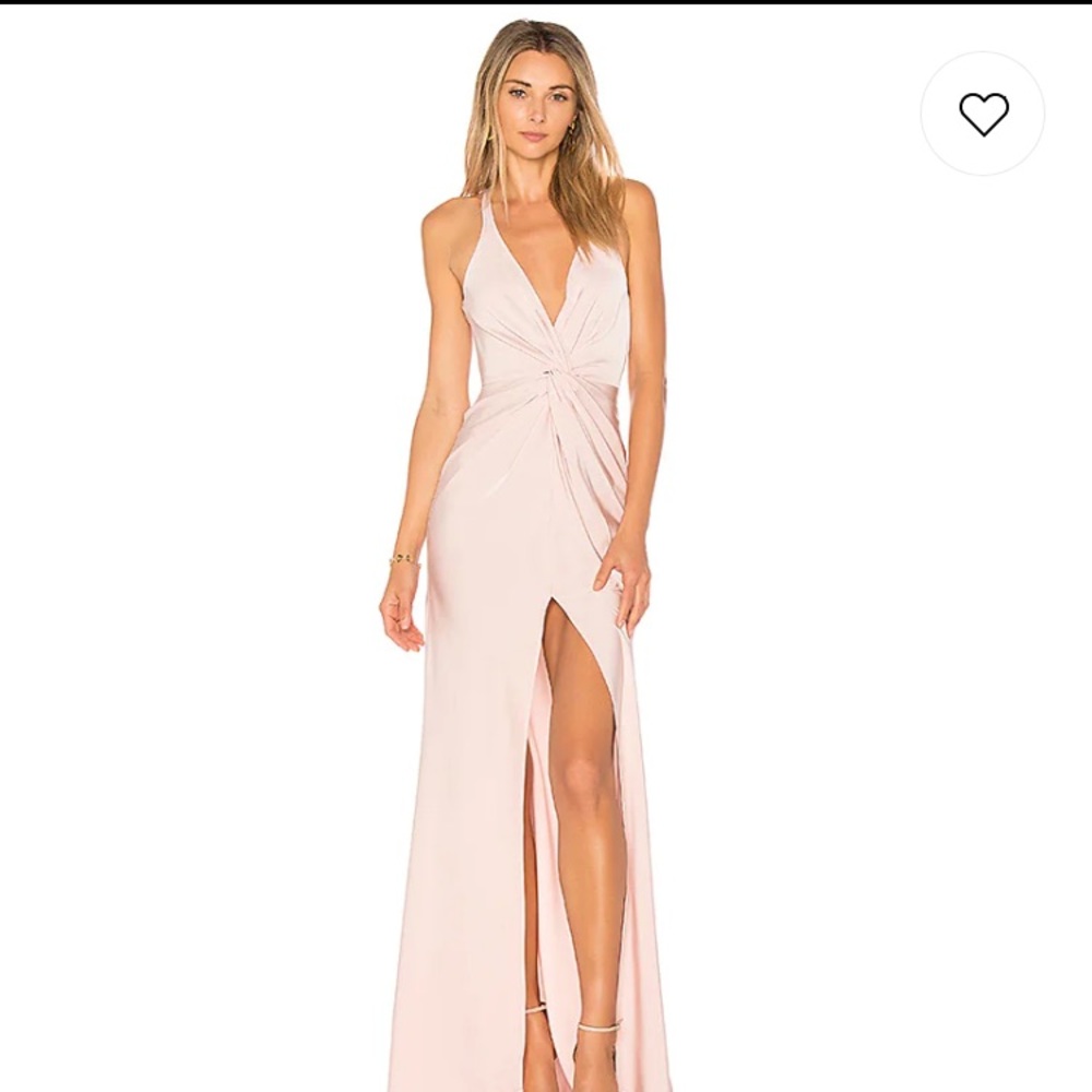 Lovers + Friends Xael Gown in Rose